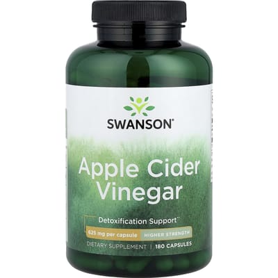 Appelciderazijn, Hoge Sterkte, 625mg, 180 Capsules