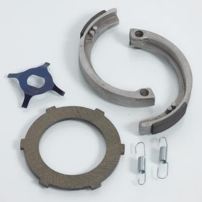 koppelingsplaat rsm voor bromfiets peugeot 50 101 kit 2 platen veerbek nieuw