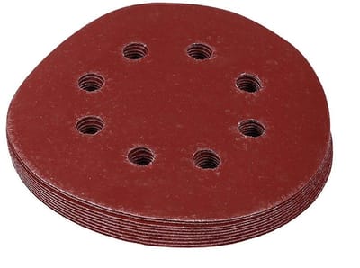 Dailygoody - Schuurdiscs - Ronde schuurdiscs 125mm - Voor polijsten - Diverse granulaties - 10 stuks - Geschikt voor schuurmachines - Kleur of model: