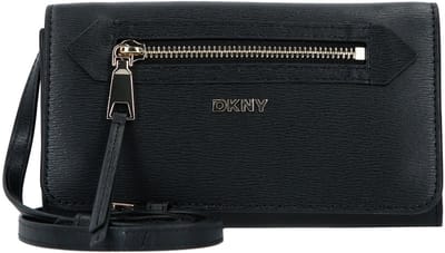 DKNY schoudertas portemonnee Bryant Ave Wallet Blk / Gold zwart
