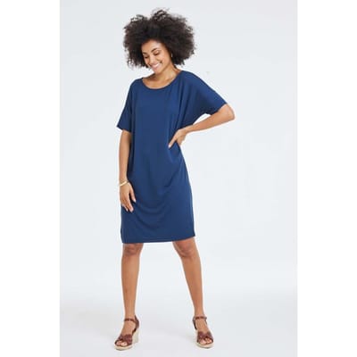 DIDI Dames Loose dress Baya Dark blue maat 42