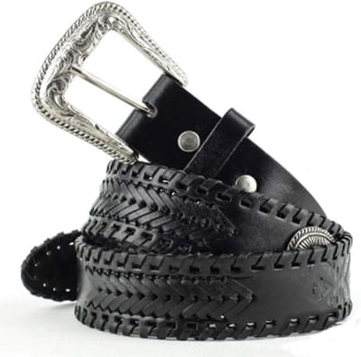Leren Riem voor Heren - Western Stijl met Verwisselbare Gesp