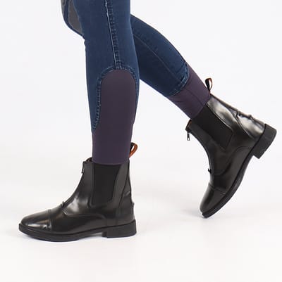 Epplejeck Jodhpurs Prozip - Paardrijlaarzen - Leer - Zwart - Maat 36