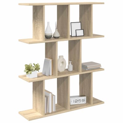 vidaXL - Wandplank - Sonoma - Eiken - 102 - x - 20 - x - 96 - cm - Bewerkt - hout