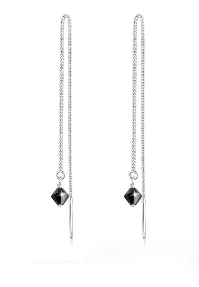 Elli - Oorbellen - Kristalle Funkelnd Elegant 925 Silber - Dames