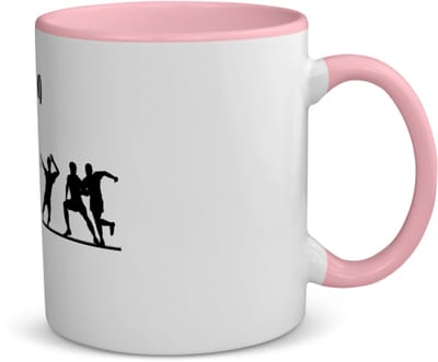 Akyol - voetbal met eigen naam koffiemok - theemok - roze - Voetbal - voetballer - sport - 350 ML inhoud