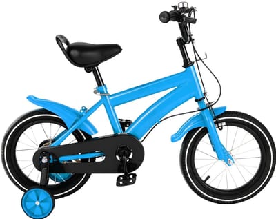 Betaalbare Goederen® Kinderfiets - blauw - jongens - kinderfietsen - kinder fiets - kinderfiets 16 inch - spelen - buitenspelen