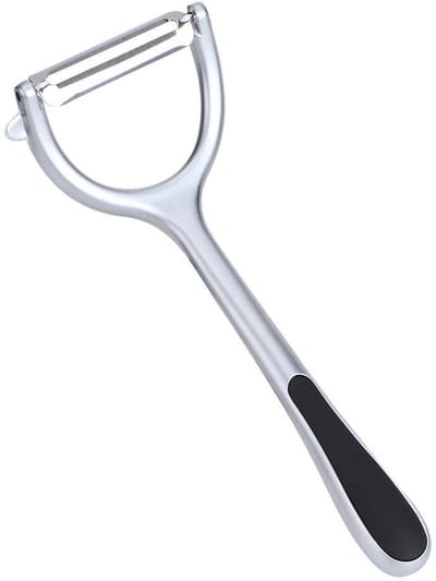 Dailygoods- Dunschiller RVS - Ergonomische Handgreep - Geschikt voor Aardappelen/Wortelen - Duurzaam Keukenhulpmiddel - Milieuvriendelijk - Elegant Ontwerp - Groenteschiller