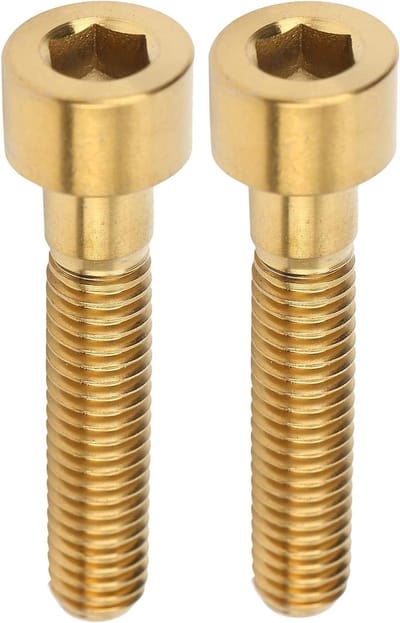 Titan Single Set Hoge Sterkte Schroeven 2 -STCS M6x30 Mm Hoofdtelefoon Fiets Set voor Fietsliefhebbers, Duurzaam en Lichtgewicht