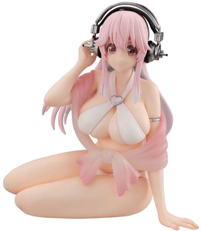 Super Sonico - FuRyu - Noodle Stopper - PVC - Statue - Summer Memories Ver. - 11 cm