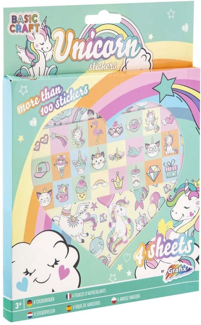 Creative Craft Group - Unicorn sticker set 100 pcs.