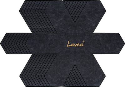 Lavea® Pannenbeschermers Set van 10 van vilt – donkergrijs, 38 cm, 3 mm dik – Vilten pannenbeschermers en stapelbescherming voor pannen en potten