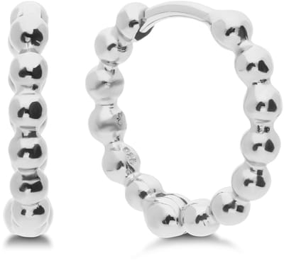 Glow 107.1391.11 Dames Oorbellen - Oorringen - Sieraad - Zilver - 925 Zilver - 11 mm lang