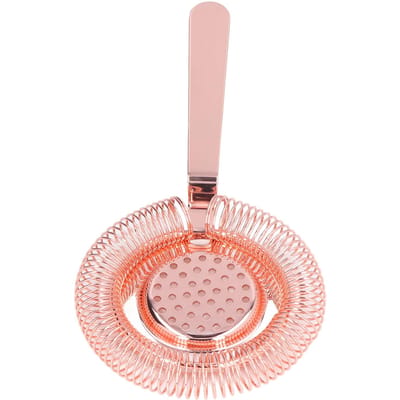 Professionele cocktailzeef van roestvrij staal met fijne filtering voor cocktails, restaurants en feesten. Rose gold