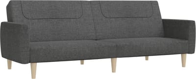 Slaapbank - Uitklapbaar - Slaapstoel - Logeerbed - Zetelbed - Slaapfauteuil - Vouwbed - 1 persoons - Zeer comfortabel - Donkergrijs