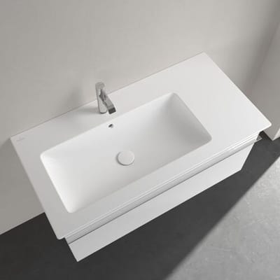 Villeroy & Boch Venticello cabinet washbasin basin left 100 x 50 cm with 1 tap hole 4134L101