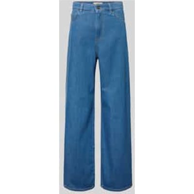 Wide leg loose fit jeans van pure Katoen Model 'VEGA'