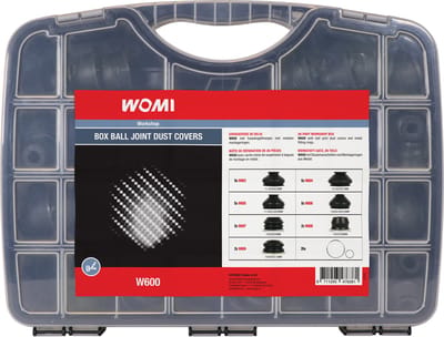 Womi W600 Fuseekogelhoezen – Garagedoos 26 stuks – Slijtvast Rubber – Universele Maten