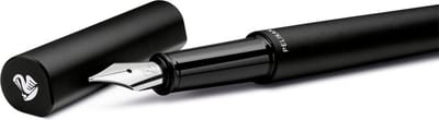 Pelikan Ineo - vulpen - Black Rock - zwart - in metalen etui