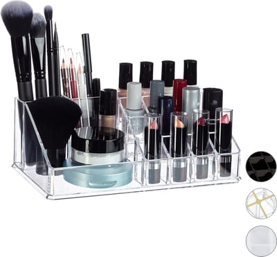 make-up organizer - 16 vakken - cosmetica - lippenstift houder - transparant
