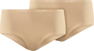 FALKE Daily Comfort Multipack ademend katoen broek van onderlaag dames bruin - maat XS