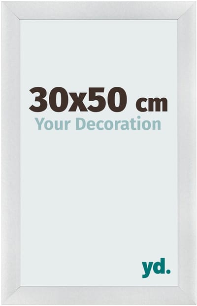 Your Decoration - Fotolijst 30x50 cm - MDF - Zilver Mat - Pisa