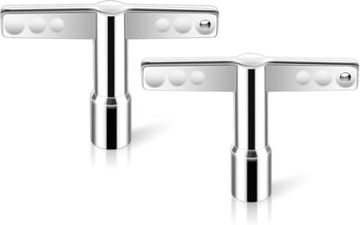 Set van 2 Verstelbare Drum Sleutels voor Drum Kits - Tuning Wrench, Drum Accessoires en Instrumenten voor Drummers