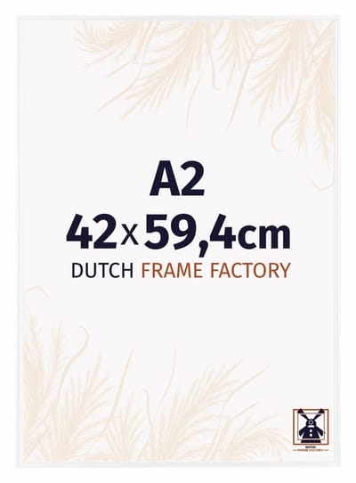 Fotolijst A2 42x59,4 cm - Kunststof - Wit Hoogglans - Easy