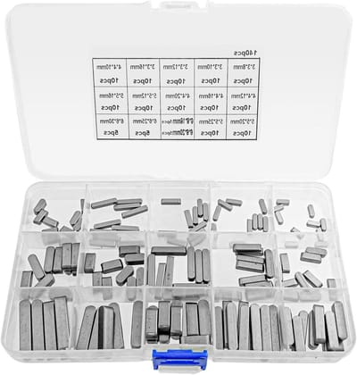 Veersleutels Assortiment - Paspoortveren Set - Machine Onderhoud - Ronde Uiteinden - 140 Stuks - Staal