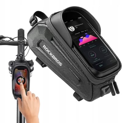 Waterdichte Fiets Zadelbuis Tas met Telefoonhouder RockBros ZR19