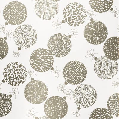 Kangaro toonbankrol - Kerst wit - 30 cm x 100 meter - 80 gram - cadeaupapier - K-892185-1-30