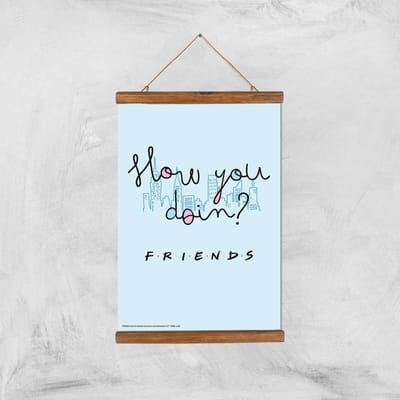 Friends How You Doin'? Giclee Art Print - A3 - Wooden Hanger