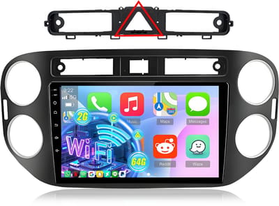 Hexinex Autoradio - Geschikt Voor VW Volkswagen Tiguan 1 NF (2006-2016) - Carplay Android Auto 2GB+64GB - FM RDS WIFI