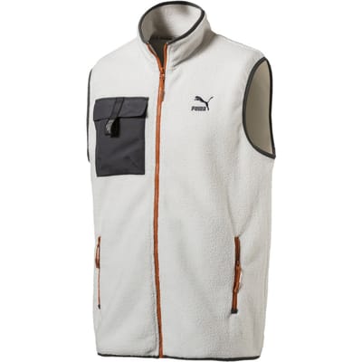 Puma XTG Trail Fleece Full Zip Heren Wit Zak Gilet 596728 64