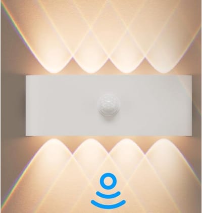 longziming -Bewegungsmelder Lampe - Außenlampe - Automatisch Bei Dunkelheit Und Bewegung - 1 Stuk - Voor Binnen En Buiten Warmwit