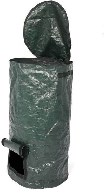 Compostzak - Keuken afval - Organisch composteren - Verhoogt ventilatie - 35x60CM - Groen