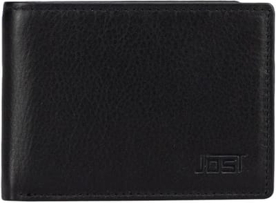 JOST Leren portemonnee Odense Wallet Black zwart