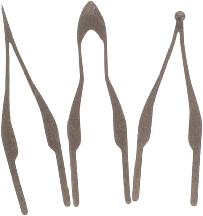 Brander Punten - Houtbranden Accessoires - Creatief Hobbywerk - Set van 3 - 2.7 cm - Metaal