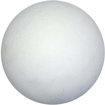 Ballen, d 14,8 cm, wit, 1 stuk