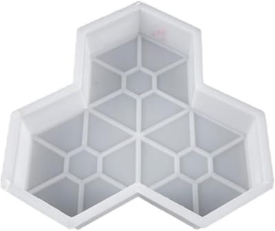 Betonmaler Bladvorm - Stoeptegelmaler Padmaker - Tuinpad Aanleggen - Herbruikbaar PP Materiaal - 25 x 5 cm - Zwart