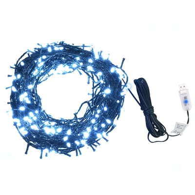 vidaXL - Lichtsnoer - 400 - LED's - voor - binnen - en - buiten - 40 - m - koudwit