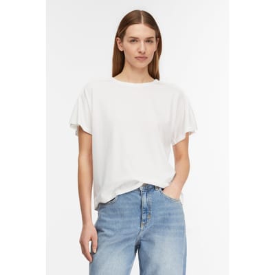 Comma T-shirts White Maat: 36 | Tops Outlet | Dames | Wit