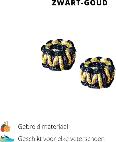 Beste Veters - Schoenaccessoires - Veter gesp goud- Veters- Schoen bedel - Schoenaccessoires glitter - Gesp zwart - Feest - Kerst