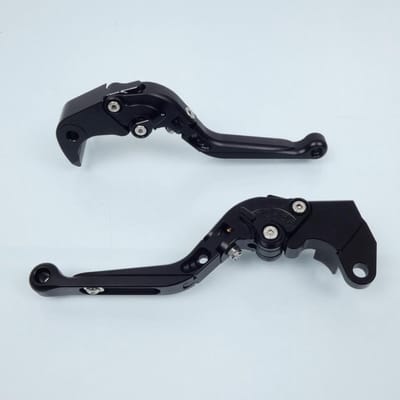 Levier frein droit Sifam pour Moto Suzuki 750 Gsx-R 2004 à 2005 alu CNC noir / paire Neuf
