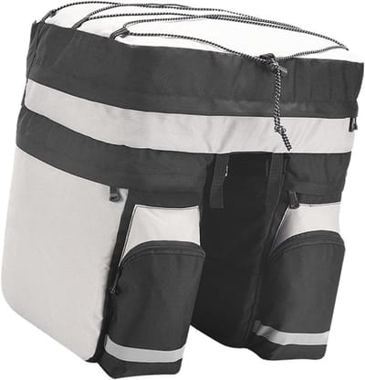 Fietstas Achterbank - Buitenpakket - Lange Fietstochten - Grote Capaciteit - 60 Liter - Zwart