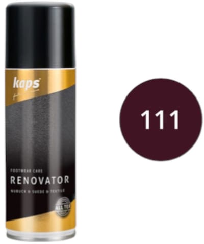 Kaps Renovator Spray voor suede en nubuck - frist de kleur op en verzorgt het leer - (111) Bordeaux - 200ml