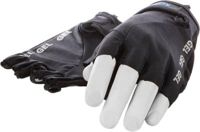 Lycra handschoen Mirage met gelpads maat  S - zwart/zwart