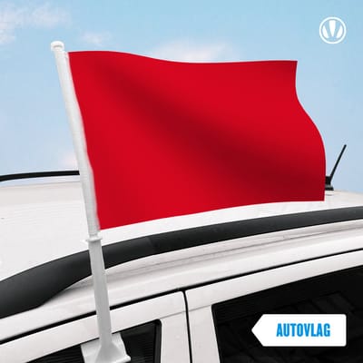 Rode autovlag - luxe