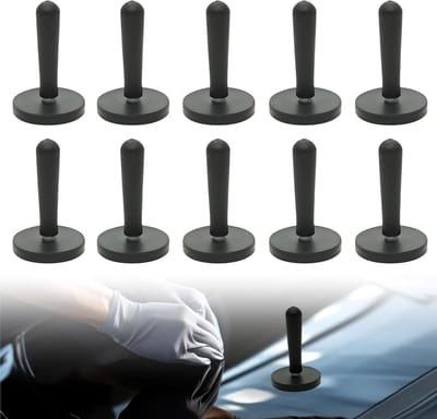 10 Stuks Magneten voor Auto Bevestiging: 43mm Magneten met Handvat voor Vinyl Wrap, Car Wrapping, DIY Projecten en Films