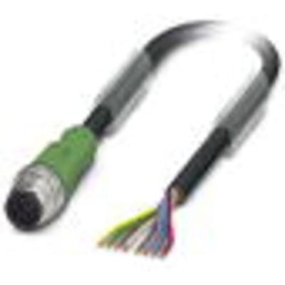 Phoenix Contact 1415718 Sensor/actuator connector, geassembleerd M12 Aantal polen (sensoren): 8 Bus 5.00 m 1 stuk(s) Piece